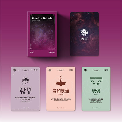 【卡牌】瑰辰爱神情侣卡牌冰火超薄手指套组合装玻尿酸超润滑情侣成人情趣 商品图3