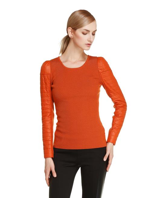 MGA217LM24402  马天奴MYTENO  拼接淑女毛领皮外套【仅内衬，介意慎拍】 商品图2