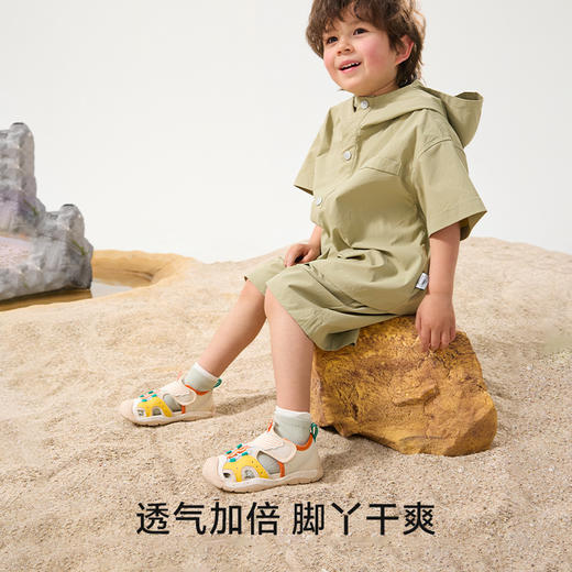 卡特兔宝宝学步鞋2025夏季新品机能鞋驱蚊鞋防滑耐磨透气儿童凉鞋 商品图4