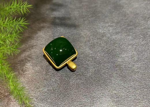 【御珠宫坊】金镶碧玉吊坠 商品图3