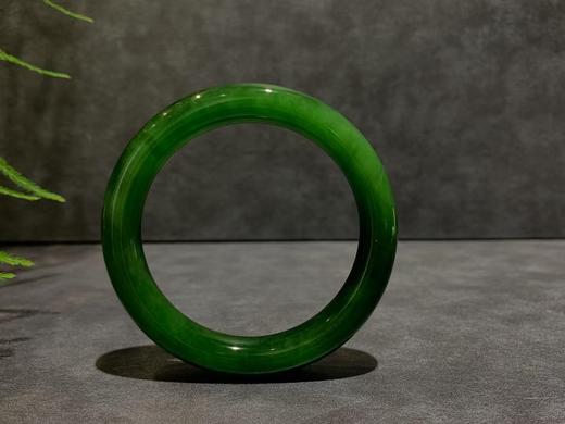 【御珠宫坊·传藏系列】碧玉手镯56mm 商品图9