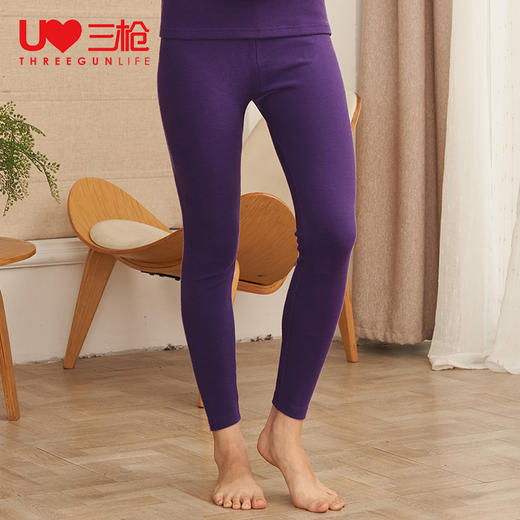Threegun三枪 加厚磨毛绒女士长裤-61070B021 商品图1