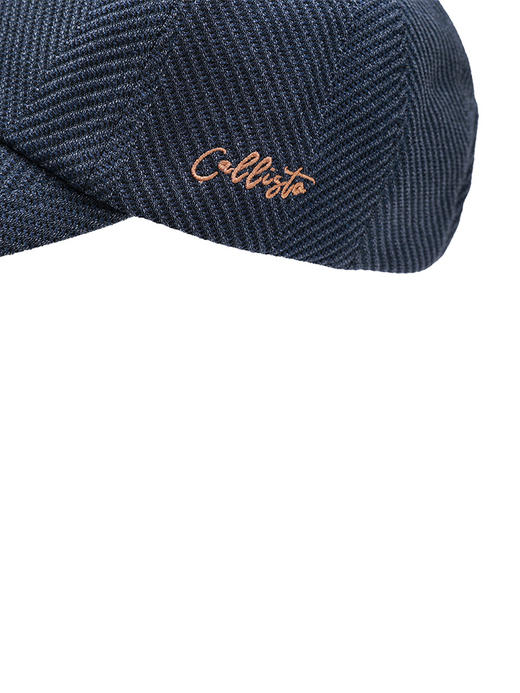 callisto蓝色意大利进口绵羊毛混纺帽子 商品图3