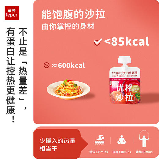 『一次吃到12种果蔬的酸奶』乐纯优格沙拉 100g*12支 0蔗糖·12种果蔬·6种益生元·100亿活菌·3.8g膳食纤维·3.5g优质乳蛋白 商品图2