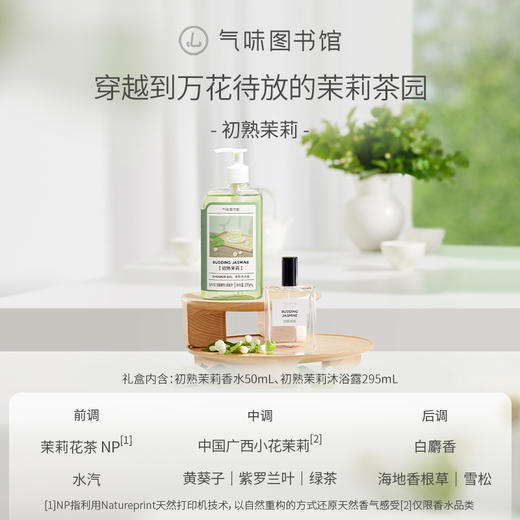 【送礼-心意之选香氛礼盒】气味图书馆情人节香氛礼盒-古刹檀音/白玫瑰与木兰/初熟茉莉 商品图3