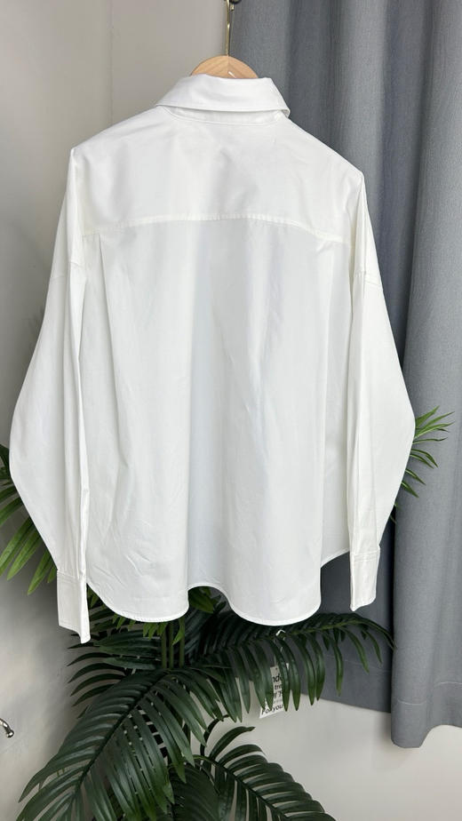 【3月5日 下午13:00 秒杀】原单 maxmara 大宽版 早春极简白衬衫 小胸 大胸MM都适合 商品图8