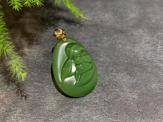 【御珠宫坊】金镶碧玉花牌 商品图4