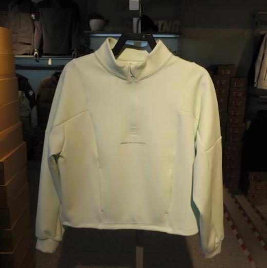 安踏女士休闲运动卫衣套头衫2025年春秋季款立领半拉链 162517716 商品图0