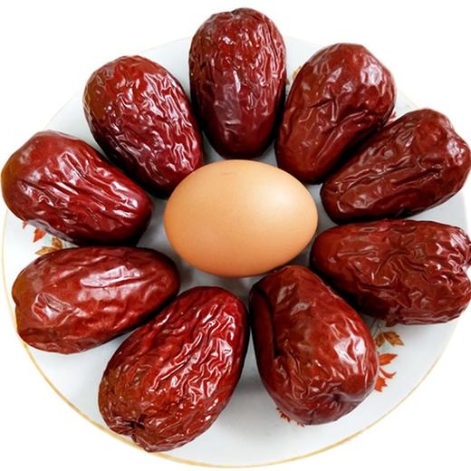 【鸡蛋大枣】新疆和田大枣鸡蛋枣特级新疆大红枣 个大饱满头茬新枣颗颗精选 商品图6