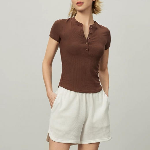 𝐥𝐮家𝐇𝐨𝐥𝐝 𝐭𝐢𝐠𝐡𝐭系列亨利衫 商品图4