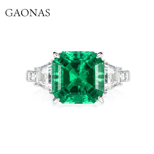 GAONAS 培育祖母绿【矿工的眼泪】臻奢罕世4.2克拉绿色戒指 11302JG 商品图1