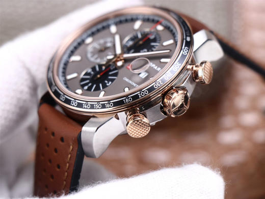 NOOB official厂出品➕基于正品original原版开模的Super copy，萧bang赛车系列精品，直径44mm，厚度14mm，小牛皮内衬天然纯进口橡胶表带，自动机械机芯，密底，肖邦赛车 商品图5