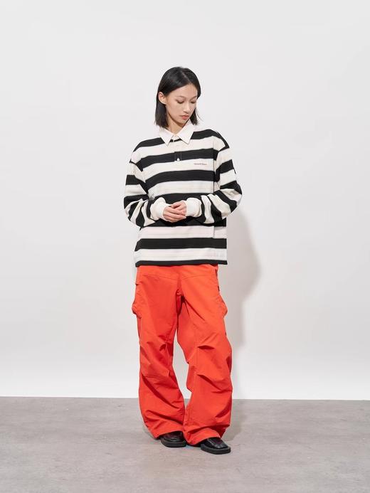 FMACM/POLO2501/提花拼缝 条纹POLO长袖 商品图3