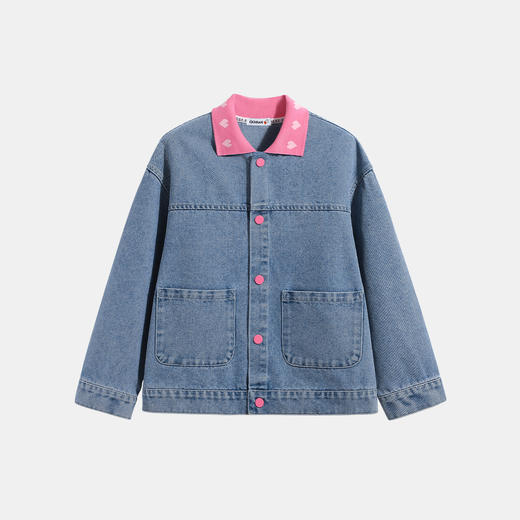 【110-165】【可可鸭】男女童春秋牛仔外套 商品图4