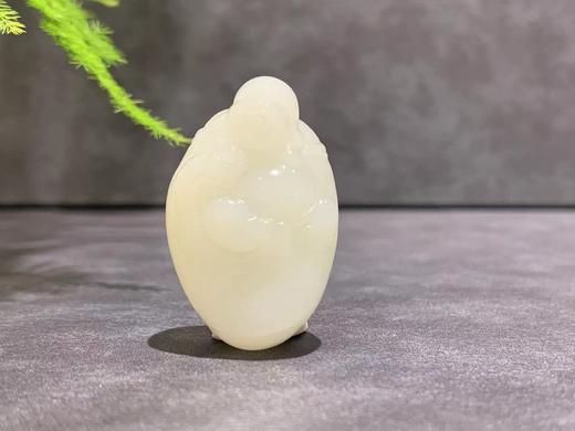 【御珠宫坊】羊脂白玉佛挂件 商品图4