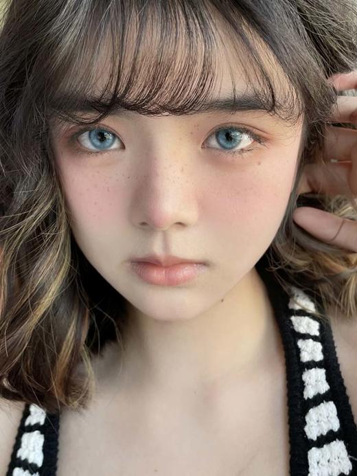 summerbaby 月抛 天使冰蓝 （星河印记月抛款）直径14.5mm着色13.7mm 商品图5