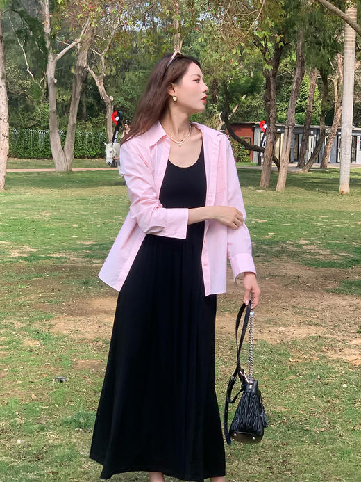 【百图lulu定制】【彩虹糖衬衫】大口袋 可通勤 可法式 正肩 宽松长袖 衬衫 商品图6