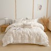 林夕-水洗全棉花卉绗缝床盖夏被五件套挚爱-250*250cm【CP】 商品缩略图2