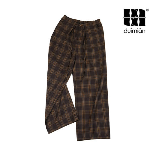 duimian对面-格子长裤 商品图4
