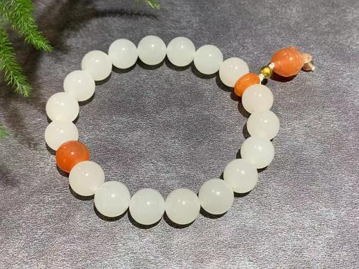 【御珠宫坊】羊脂白玉手串 商品图5