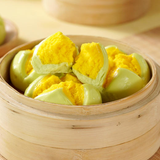 广州酒家南瓜开花馒头270g*2袋方便速冻食品早餐包子广式早茶点心 商品图1