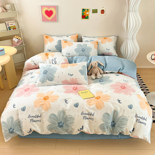 全棉印花系列单被套 耐磨耐用透气印花纯棉被套 商品图5