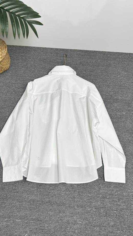 【3月5日 下午13:00 秒杀】原单 maxmara 大宽版 早春极简白衬衫 小胸 大胸MM都适合 商品图10