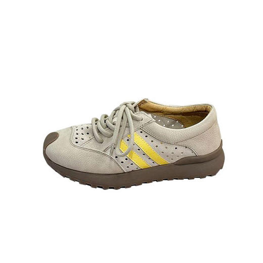 westory夏季新款超轻平底系带牛皮板鞋休闲运动鞋S24CM74471(尺码偏小，建议拍大一码） 商品图5