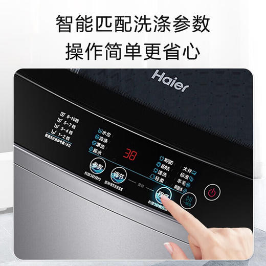 海尔（Haier）波轮洗衣机全自动12公斤大容量直驱变频家用超净洗大件洗 桶自洁 阻尼玻璃门盖 国家政府补贴 12公斤Z216超净洗洗净比1.1（超净洗）+羊毛洗+桶自洁 商品图4