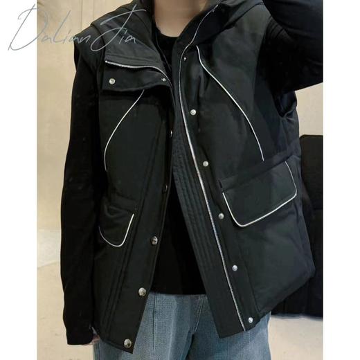 【温暖纪实】明线羽绒服马甲上衣奢感贵气休闲宽松 商品图2