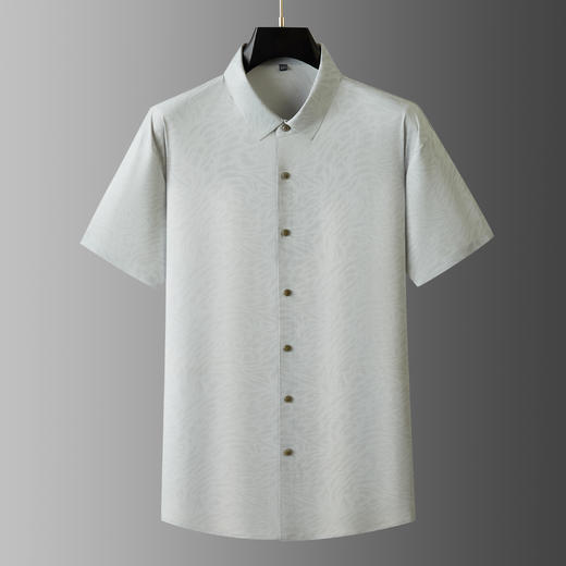 【DDA】大依优型大码花衬衫短袖衬衫翻领衬衣商务休闲透气半袖夏季上衣男士 商品图1