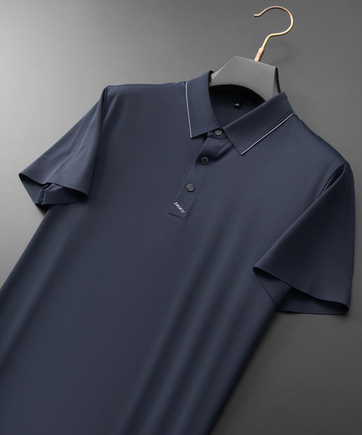 【DDA】大依优型大码短袖POLO衫翻领商务休闲透气半袖夏季上衣 商品图3