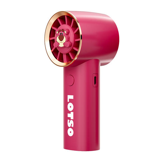 【夏日必备！迪士尼草莓熊手持风扇】USB充电，强劲内核动力，三档调节，低音低噪。小巧便携，随身携带，安心使用，大容量续航；宝宝爱不释手！ 商品图5