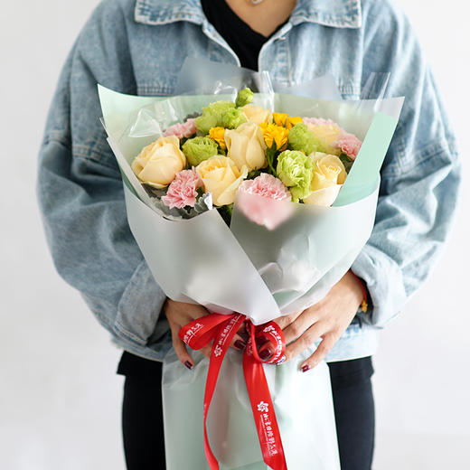 罗马假日丨玫瑰混搭花束 商品图2