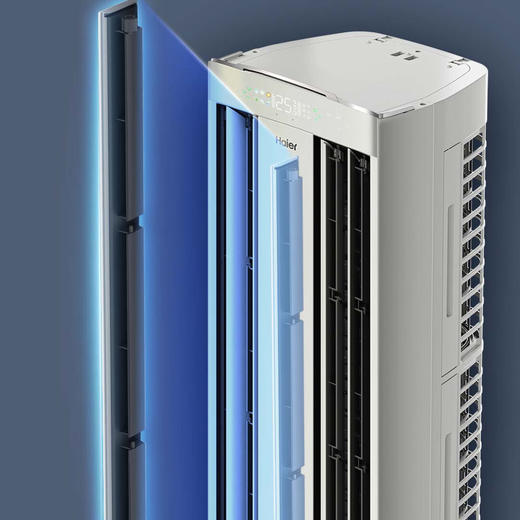 海尔（Haier）3P 柜机 澎湃风 新一级能效 变频冷暖 AI智慧声源定位送风 客厅立式空调KFR-72LW/A7DBA81VU1 商品图3