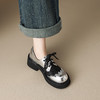 【预售5天】春秋新款系带圆头时尚乐福鞋松糕底小皮鞋单鞋HCYYHD&5907 商品缩略图3