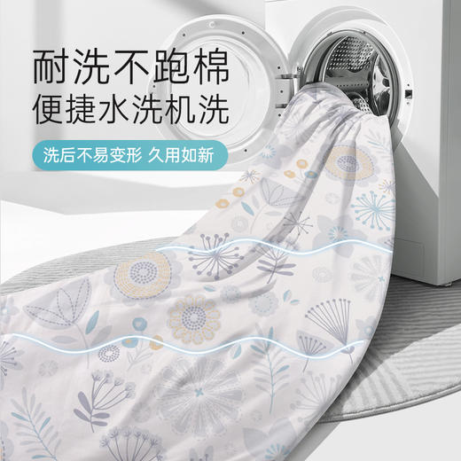 2025年新款雅芳婷可水洗全棉夏薄被夏季透气吸汗夏凉被纯棉空调被 商品图3