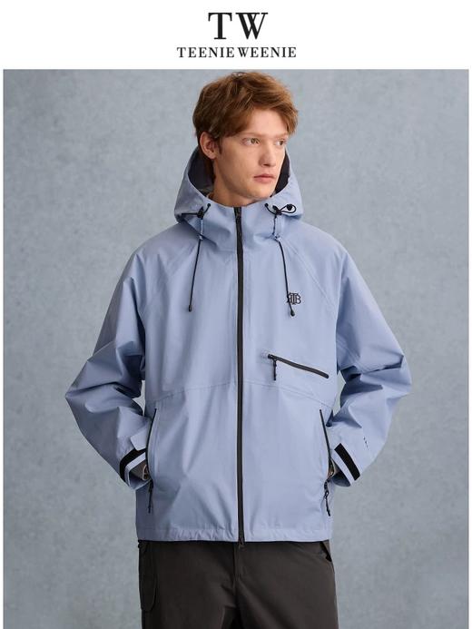 【潮流主推】【王星越同款】TeenieWeenie小熊男装连帽外套2025春情侣户外夹克TNJJ2523S1K 商品图2