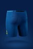 严素运动紧身短裤，蓝黄配色，弹性跑步运动紧身裤，男 / 女款，严素态度 商品缩略图4