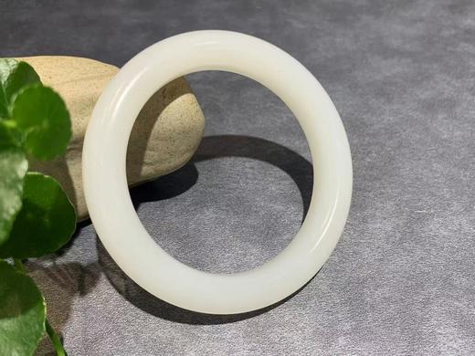 【御珠宫坊·传承系列】羊脂白玉手镯55mm 商品图4