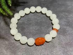 【御珠宫坊】羊脂白玉手串