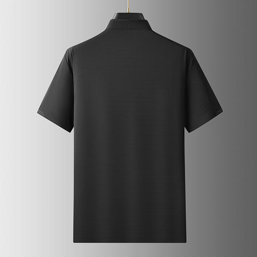 【冰丝】【DDA】大依优型大码短袖POLO衫弹力冰丝翻领商务休闲透气半袖夏季上衣 商品图2
