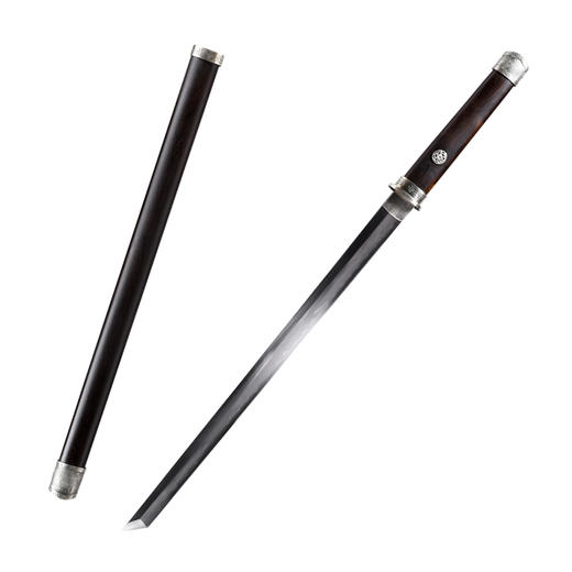 云侠刀 唐横刀剑 硬刀 龙泉沈广隆一体刀剑 传统刀剑 未开刃 商品图5