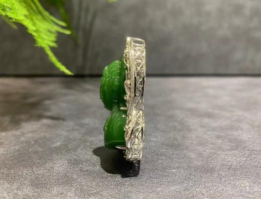 【御珠宫坊·传藏系列】金镶碧玉观音 商品图7