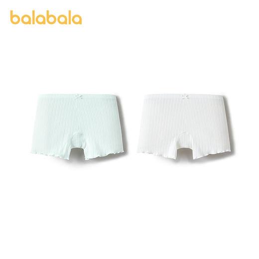 巴拉巴拉女童安全裤平角宝宝内裤防走光儿童短裤四角裤大童两条装 商品图4