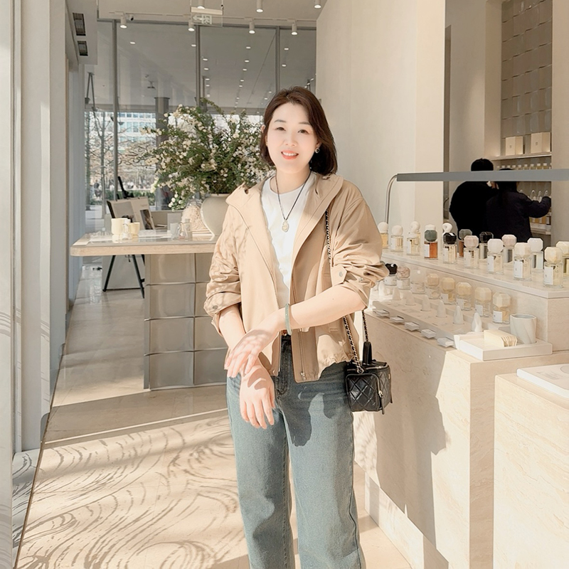 火桐hooton 露珠系列 丝羊毛精纺连帽短外套ZB7020