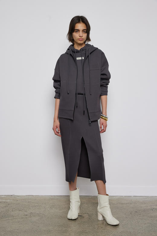 空气层凹凸印开襟外套 商品图0