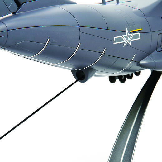 中航工业官方正品 长春航展、九三阅兵纪念品 特尔博-1:90运20运油20飞机模型合金运输机鲲鹏大运仿真航模静态摆件成品 商品图9