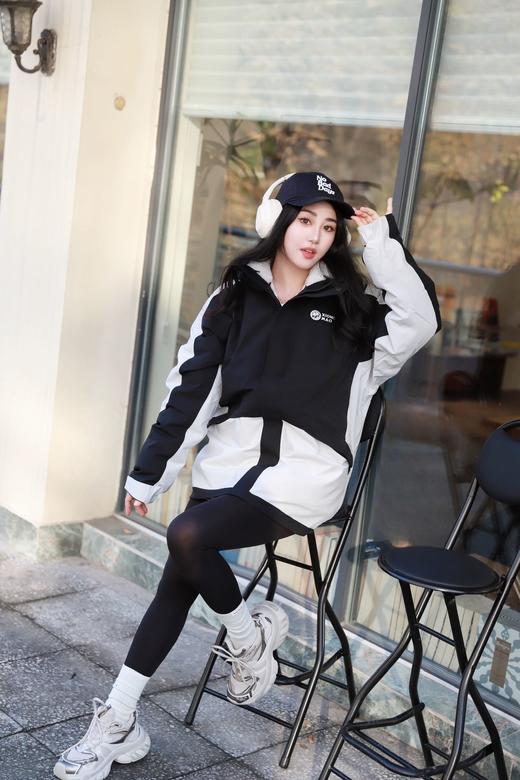 westory秋季新款超轻厚底系带舒适透气老爹鞋W24CM75191 商品图7