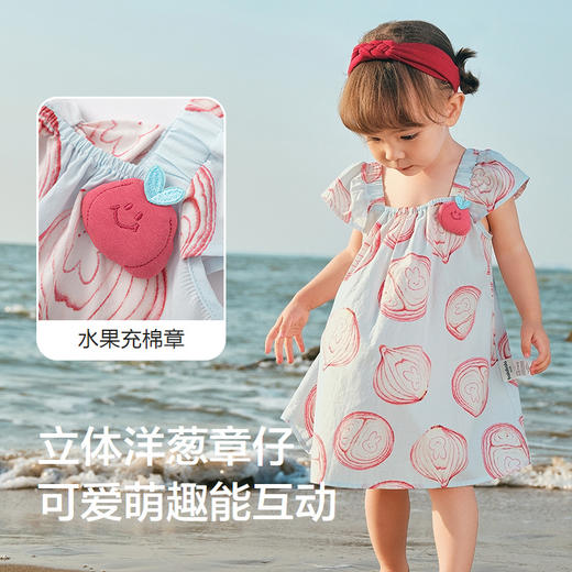 巴拉巴拉女童连衣裙宝宝裙子婴儿公主裙2025新款夏装儿童洋气时髦 商品图3